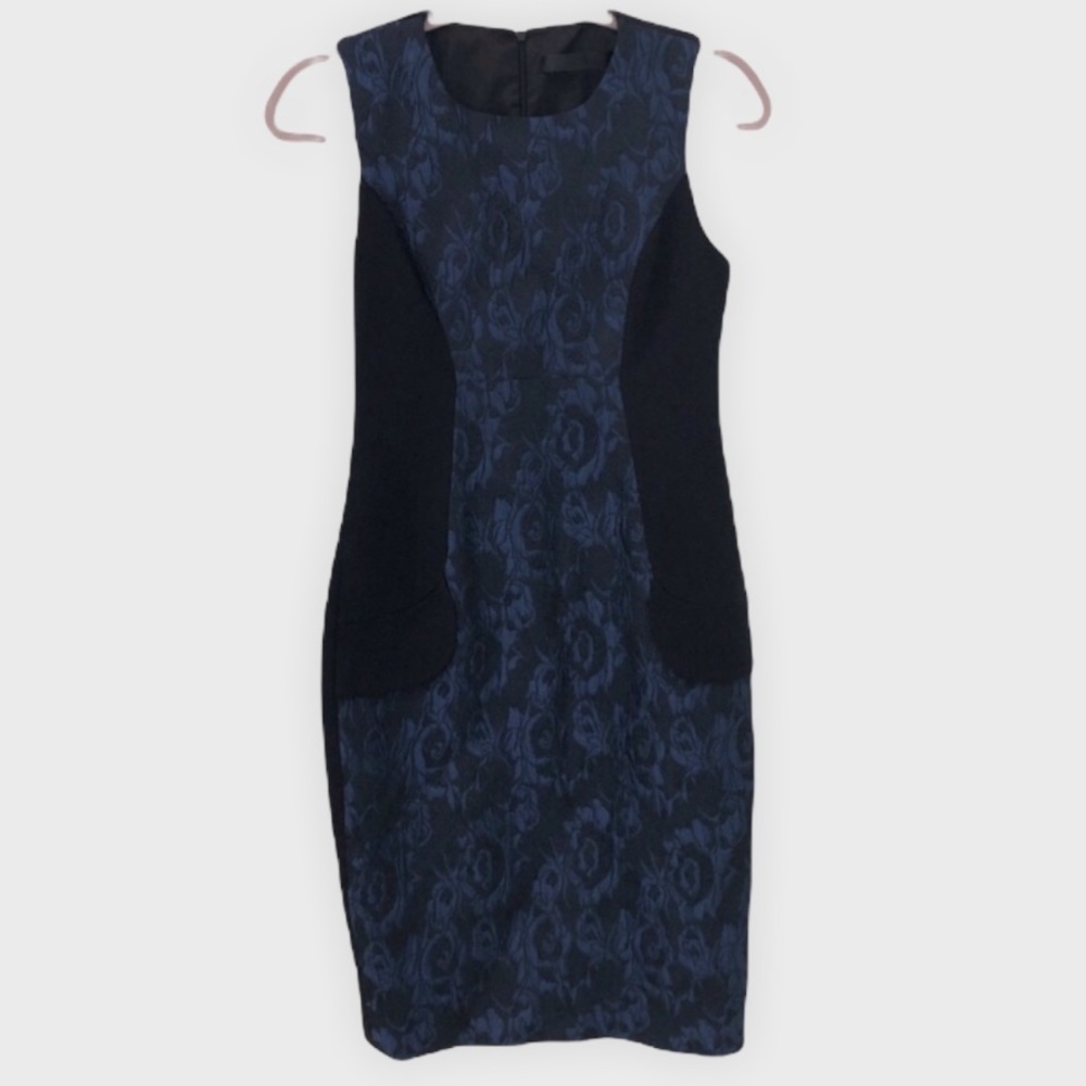 DANIELA Corte floral sheath dress